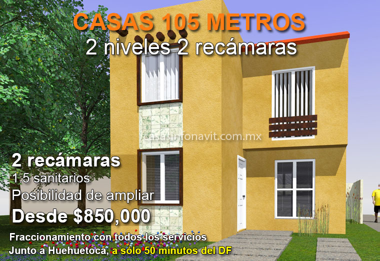 casas en venta junto a huehuetoca estado de mxico infonavit 2 pisos