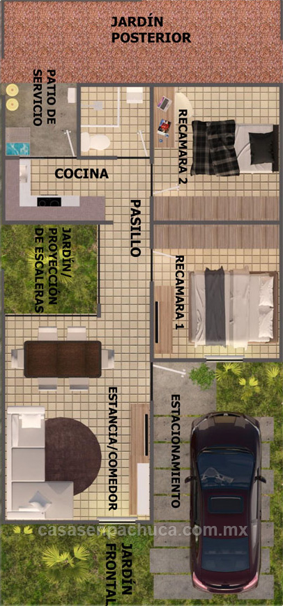 Casas con crédito Infonavit cerca del DF y del Estado de México